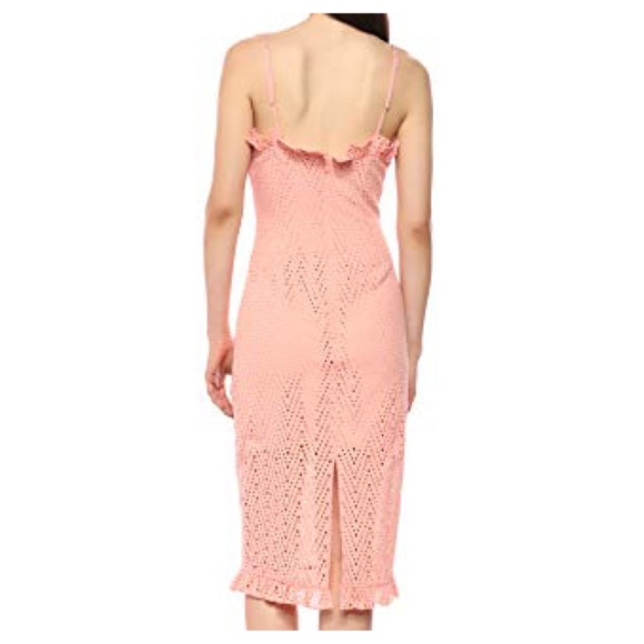 C/MEO Collective Eyelet Ruffle Midi Dress Sherbet - Picture 3 of 14